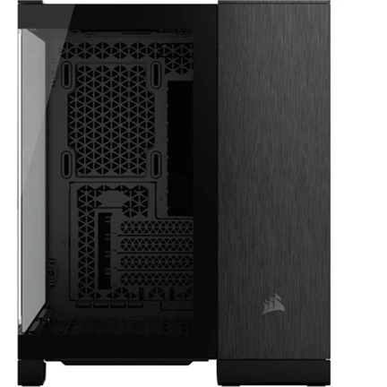 Corsair 2500X Micro ATX kétkamrás toronyház – fekete/obszidián alumínium