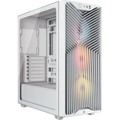 Corsair 3200D RS ARGB számítógépház - ATX, edzett üveg, 3db RS120 ARGB ventilátor, fehér