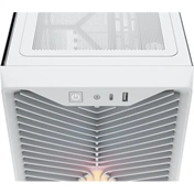 Corsair 3200D RS ARGB számítógépház - ATX, edzett üveg, 3db RS120 ARGB ventilátor, fehér