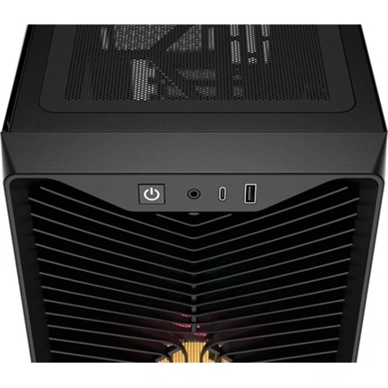 Corsair 3200D RS ARGB számítógépház - ATX, edzett üveg, 3db RS120 ARGB ventilátor, fekete