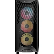 Corsair 3200D RS ARGB számítógépház - ATX, edzett üveg, 3db RS120 ARGB ventilátor, fekete