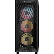 Corsair 3200D RS ARGB számítógépház - ATX, edzett üveg, 3db RS120 ARGB ventilátor, szürke
