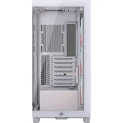 Corsair 3500X LX-R számítógépház - E-ATX, edzett üveg, 3db iCue Link LX120-R ventilátor + iCue Link System Hub, fehér