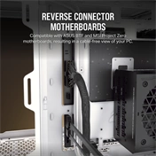 Corsair 6500X közepes méretű, kétkamrás toronyház – fekete/diófa