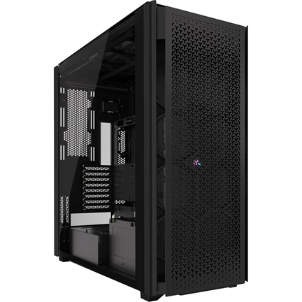 Corsair 9000D RGB Airflow teljes méretű torony számítógépház - fekete