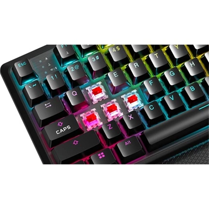 Corsair K70 Core TKL Wireless billentyűzet - RGB, mechanikus, Corsair MLX Red v2 kapcsolók, US