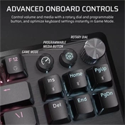 Corsair K70 Core TKL Wireless billentyűzet - RGB, mechanikus, Corsair MLX Red v2 kapcsolók, US