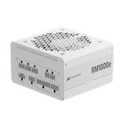 Corsair RM1000e tápegység - 1000W, teljesen moduláris, ATX 3.1, PCIe 5.1 támogatás, alacsony zajú
