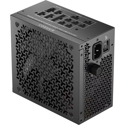 Corsair RM1000x Shift tápegység - 1000W, oldalt elhelyezett csatlakozók, ventilátorvezérlő, moduláris, ATX 3.1, PCIe 5.1