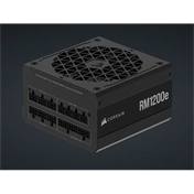 Corsair RM1200e tápegység - 1200W, teljesen moduláris, ATX 3.1, PCIe 5.1 támogatás, alacsony zajú