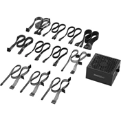 Corsair RM850x Shift tápegység - 850W, oldalt elhelyezett csatlakozók, ventilátorvezérlő, moduláris, ATX 3.1, PCIe 5.1