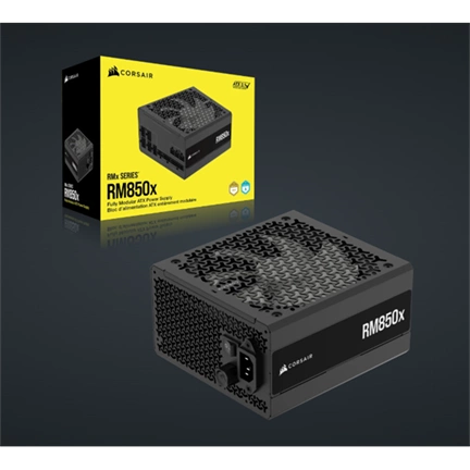 Corsair RM850x tápegység - 850W, teljesen moduláris, ATX 3.1, PCIe 5.1 támogatás Corsair RM850x tápegység - 850W, teljesen moduláris, ATX 3.1, PCIe 5.1 támogatás