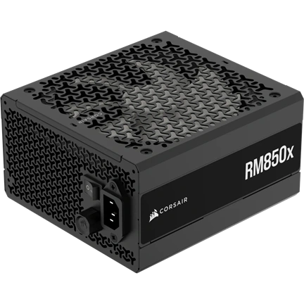 Corsair RM850x  tápegység - 850W, teljesen moduláris, ATX 3.1, PCIe 5.1 támogatás
