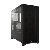Corsair iCUE 4000X RGB Tempered Glass mid tower black