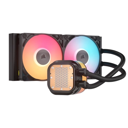 Corsair iCUE LINK Titan 240 RX LCD ARGB komplett vízhűtőrendszer