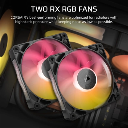 Corsair iCUE LINK Titan 240 RX LCD ARGB komplett vízhűtőrendszer