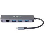 D-LINK USB-C Mini Docking Station 3xUSB3.0 USB-C/PD3.0 GbE