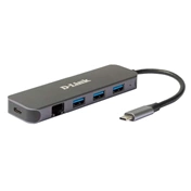 D-LINK USB-C Mini Docking Station 3xUSB3.0 USB-C/PD3.0 GbE