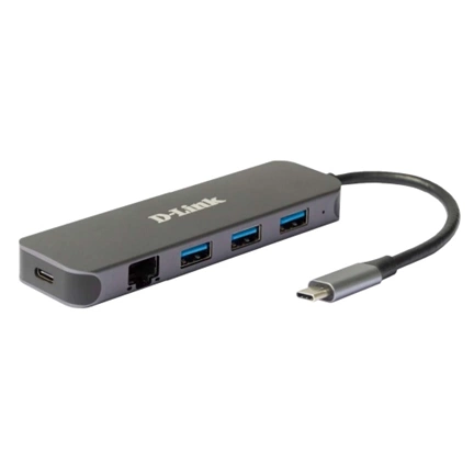 D-LINK USB-C Mini Docking Station 3xUSB3.0 USB-C/PD3.0 GbE