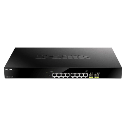 D-Link DMS-1100-10TP switch 8x2.5Gbps(8xPOE) + 2xGigabit SFP+ menedzselhető