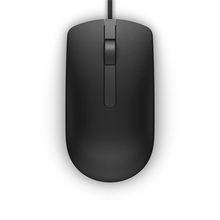 DELL MOUSE Vezetékes egér USB MS116 Black - dobozos