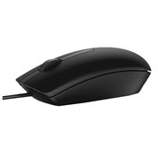 DELL MOUSE Vezetékes egér USB MS116 Black - dobozos