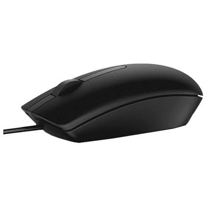 DELL MOUSE Vezetékes egér USB MS116 Black - dobozos