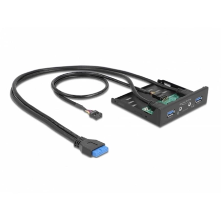 DELOCK 3.5" USB 3.2 Gen 1 Front Panel 2xUSB Type-A + HD-Audio