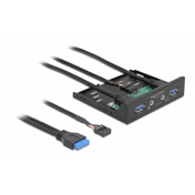 DELOCK 3.5" USB 3.2 Gen 1 Front Panel 2xUSB Type-A + HD-Audio