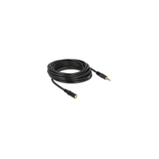 DELOCK 3,5mm apa / anya sztereo jack hosszabbító kábel - 5m (84669)