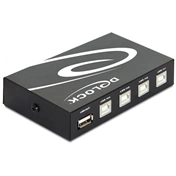DELOCK 4 portos manuális USB 2.0 (87634)