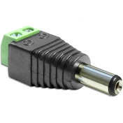 DELOCK Adapter DC 2.1 x 5.5 mm male > Terminal Block 2 pin (65396)