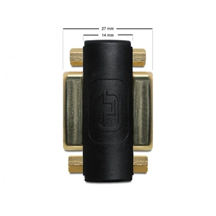 DELOCK Adapter DVI 24+5pin female -> female (65225)
