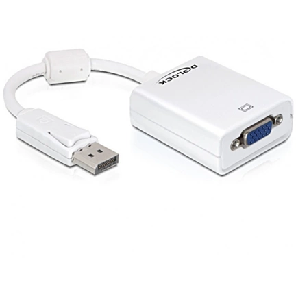 DELOCK Adapter Displayport male -> VGA 15pin female (61766)