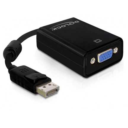 DELOCK Adapter Displayport male -> VGA 15pin female (61848)
