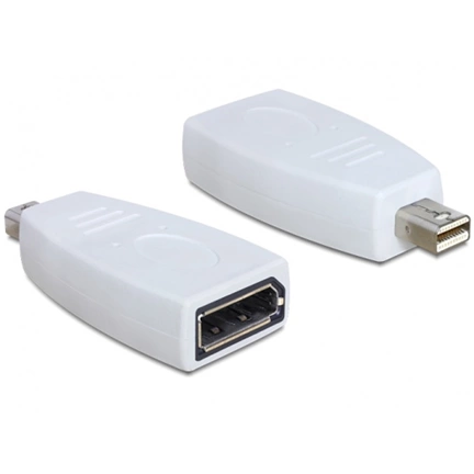 DELOCK Adapter Displayport mini male > Displayport female fehér