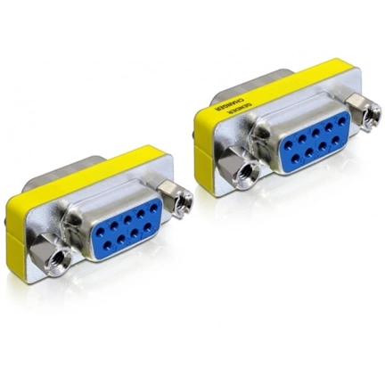DELOCK Adapter Gender Changer Sub-D9 female / female (65008)