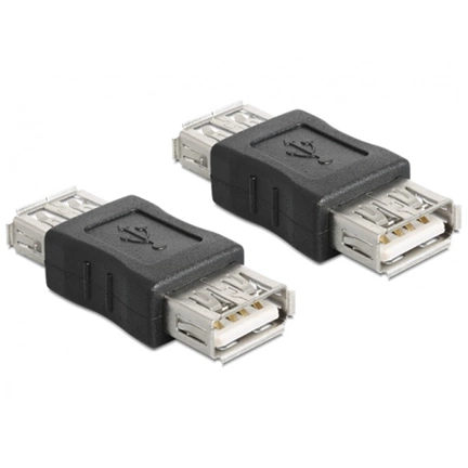 DELOCK Adapter Gender Changer USB-A female - USB-A female (65012)