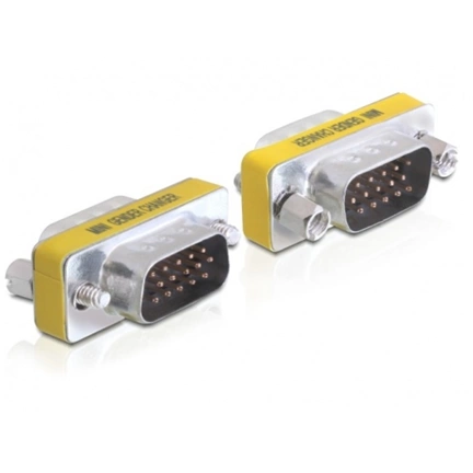 DELOCK Adapter Gender Changer VGA male-male (65010)