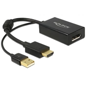 DELOCK Adapter HDMI-A male > Displayport 1.2 female+USB power (62667)