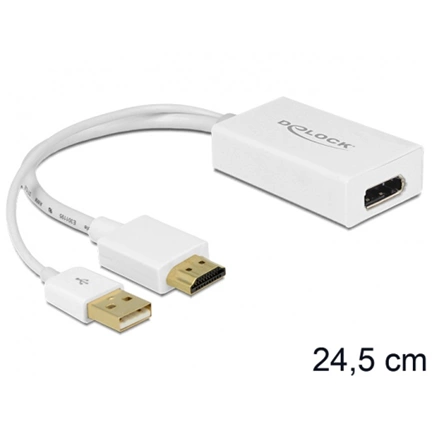 DELOCK Adapter HDMI-A male > Displayport female (62496)