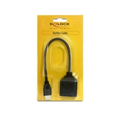 DELOCK Adapter HDMI High Speed with Ethernet 1x male > 2x female (65226)