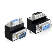 DELOCK Adapter Sub-D 9 pin male > female 90° angled (65264)