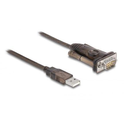 DELOCK Adapter USB 2.0 Type-A / soros RS-232 D-Sub 9 csavarokkal 1,5m