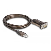 DELOCK Adapter USB 2.0 Type-A / soros RS-232 D-Sub 9 csavarokkal 1,5m