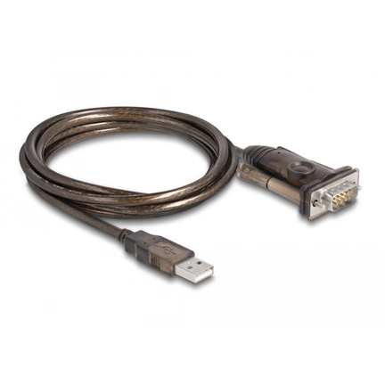 DELOCK Adapter USB 2.0 Type-A / soros RS-232 D-Sub 9 csavarokkal 1,5m