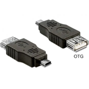 DELOCK Adapter USB mini male -> USB 2.0-A female OTG (65399)
