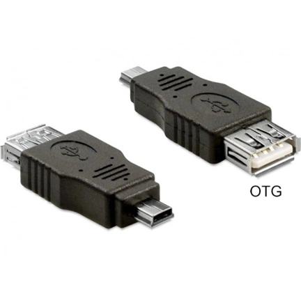 DELOCK Adapter USB mini male -> USB 2.0-A female OTG (65399)