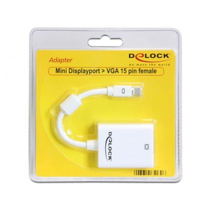 DELOCK Adapter mini Displayport -> VGA 15pin female (65130)