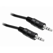 DELOCK Cable Audio DC jack 3.5 mm 3 pin male / male 5 m